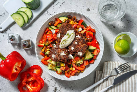 Bols de mini galettes de porc à la Sud-Ouest