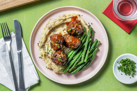 Saucy BBQ Beef Meatballs