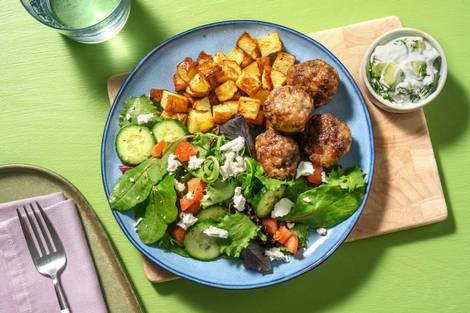 Greek-Inspired Feta Meatballs