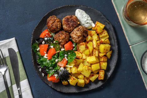Greek-Inspired Feta Meatballs