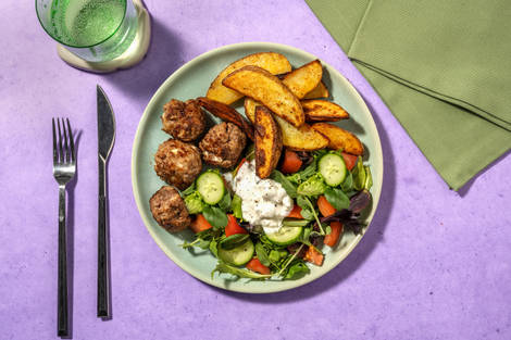 Aegean Sea-Inspired Feta Meatballs