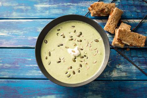 Schnelle Broccoli-Cremesuppe