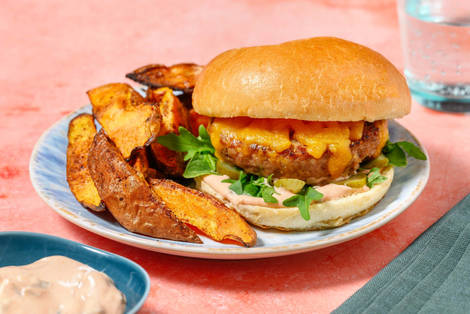 Burgers de bœuf grillé façon resto