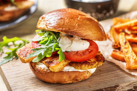 Burgers de haloumi à la cajun