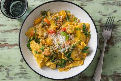 Butternut Squash Stuffed Pasta