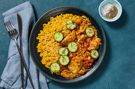 Poulet bio rendang à la malaisienne