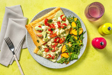 Tartes façon caprese