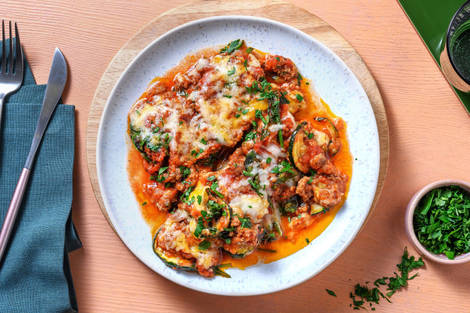 Poêlée au bœuf et à la courgette