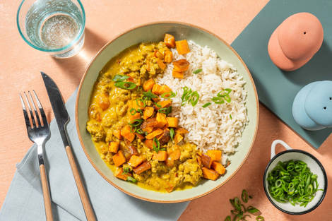 Cari de tofu haché à l’indienne