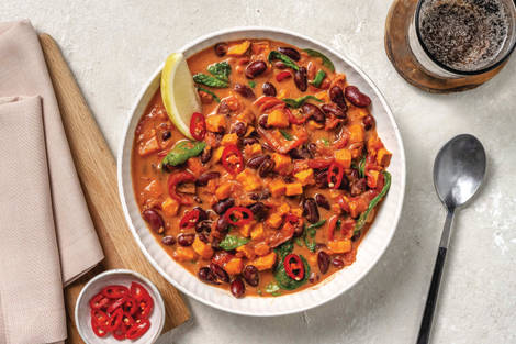 Caribbean Kidney Bean & Coconut Soup