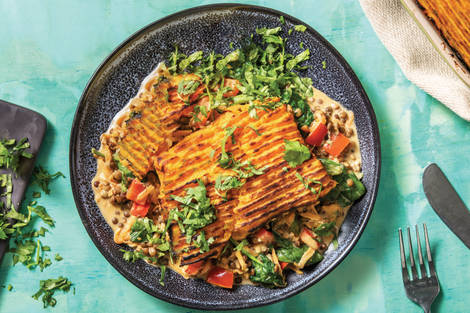 Caribbean Black Bean & Veggie Pie