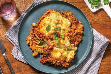 Caribbean Lentil & Veggie Pie
