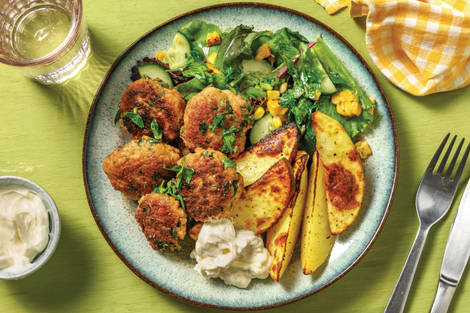 Caribbean-Spiced Pork Rissoles