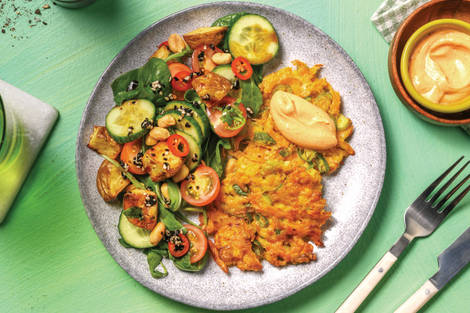 Carrot & Ginger Fritters