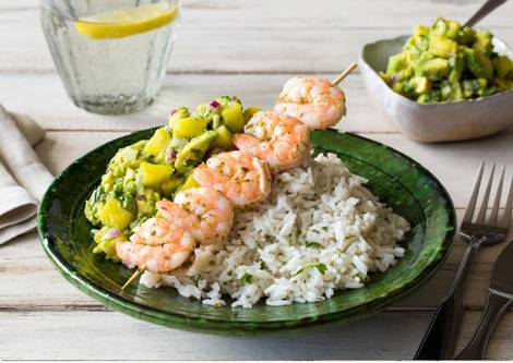 Charred Shrimp Skewers