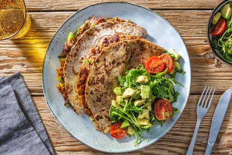 Cheesy Chipotle Bean Quesadillas