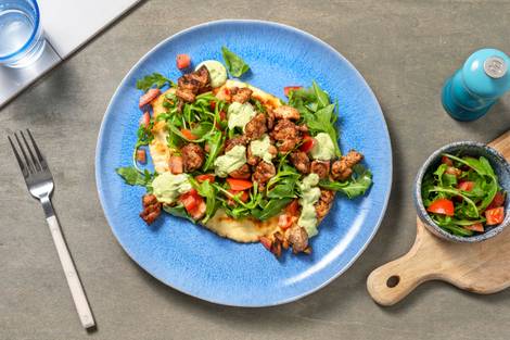 Chermoula Chicken Loaded Naan