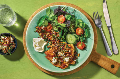 Chicken & Almond-Fetta Crumb