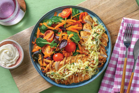 Easy Chicken & Almond-Fetta Crumb