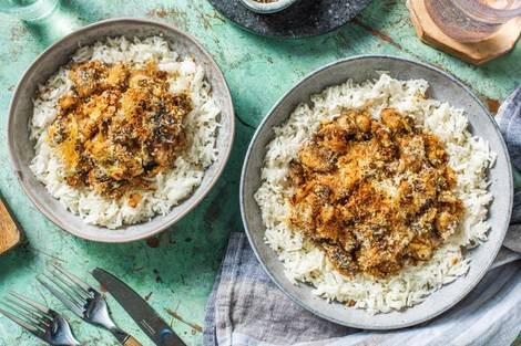 Chicken and Mushroom Crumble