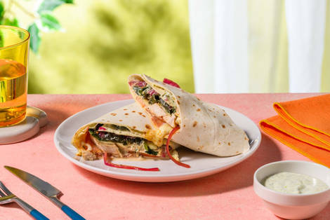 Chicken Caprese Wrap