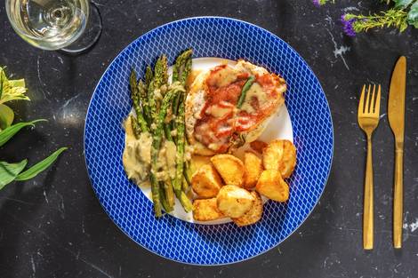 Serrano Ham Wrapped Chicken Saltimbocca