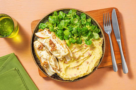 Chicons gratinés au brie et à la pomme