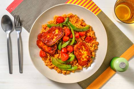 Chilli Jam Glazed Halloumi