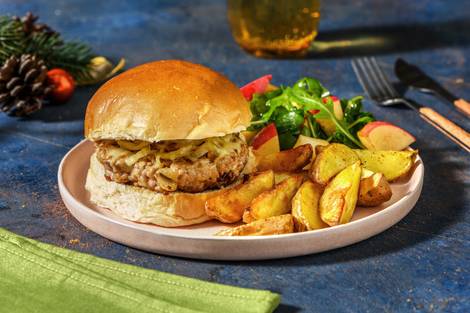 Christmas Stuffing Burger