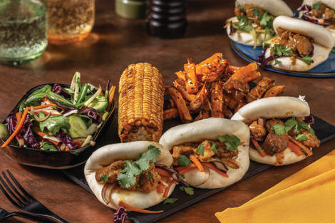 Coconut Sweet Chilli Chicken Bao Buns