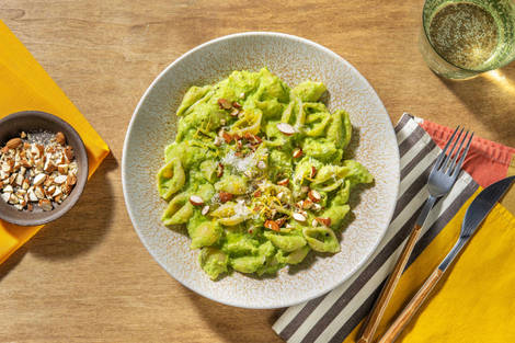 Conchiglie met romige broccolisaus