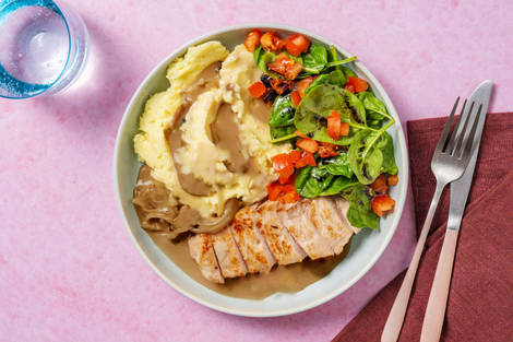 Côtelettes de porc à l’oignon