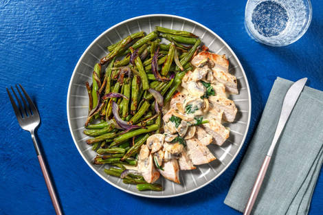 Carb Smart Creamy Mushroom Pork Chops