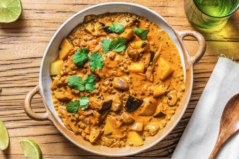Creamy Aubergine Curry