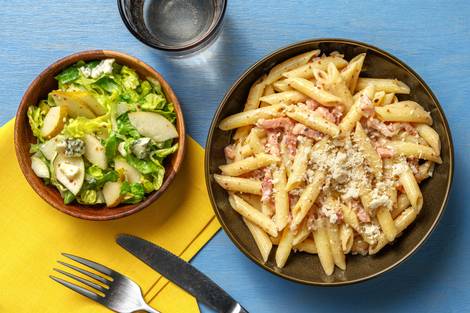 Creamy Bacon and Mustard Penne