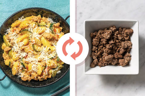 Creamy Beef & Zucchini Gnocchi