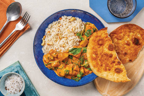 Creamy Butter Chicken & Greens