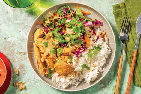 Easy Coconut Caribbean Chicken & Rapid Rice