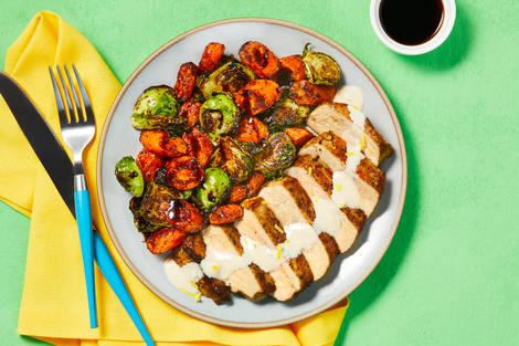 Creamy Lemon-Herb Pork Chops