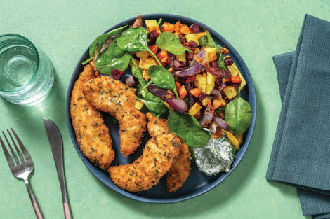 Crumbed Garlic & Herb Chicken Tenders