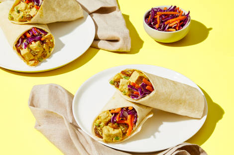 Curried Chicken Salad Wraps