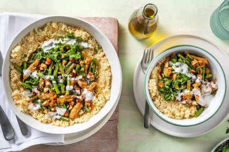 Curry au poulet et aux haricots verts