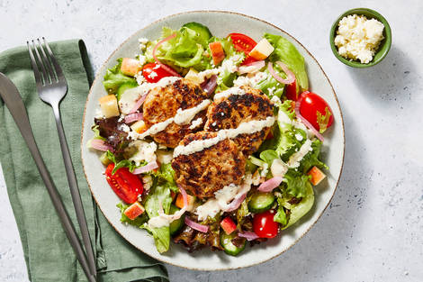 Galettes au Beyond Meat® et aux pommes