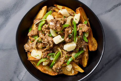 Poutine façon Philly cheesesteak