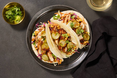 Tacos de poulet frit d’inspiration asiatique