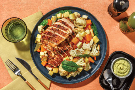 Golden Chicken & Roast Cauliflower Toss