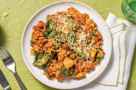 Easy Baked Italian Chicken Risoni