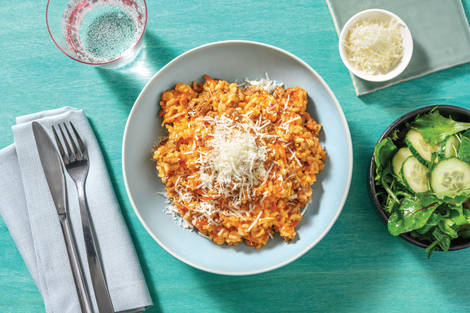 Easy Beef Bolognese Risotto
