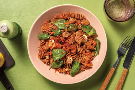 Hearty Beef Ragu & Wholemeal Fusilli