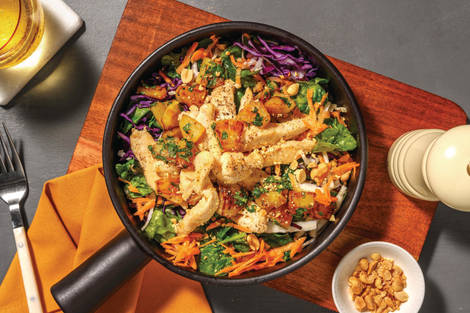 Caribbean Chicken & Charred Pineapple Salsa